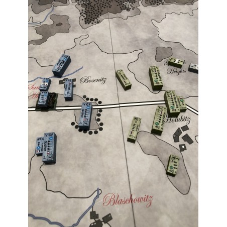 Austerlitz 1805  in 3D (Wooden blocks + stickers)