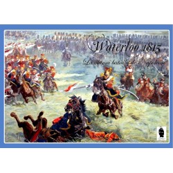 Waterloo 1815  en 3D (blocs en bois et étiquettes)