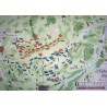 Waterloo 1815  en 3D (blocs en bois et étiquettes)
